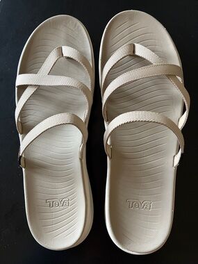 Teva Women's Tan Crisscross Slingback Sandals